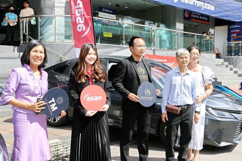 Oscar Palace จับมือ asap car rental
